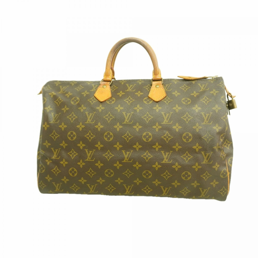 LOUIS VUITTON Brown Monogram Speedy 40 Bag